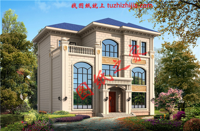 主體造價30萬以內農村建房三層別墅，一般家庭的建房首選！