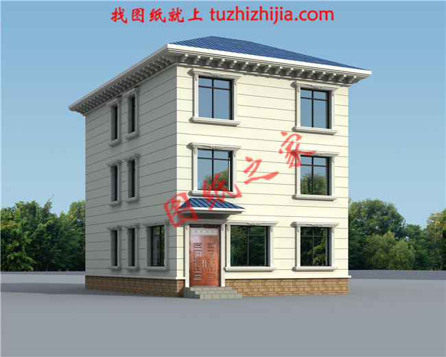 主體造價30萬以內農村建房三層別墅，一般家庭的建房首選！