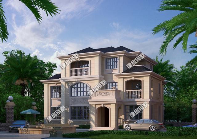 爆款開間15m別墅設(shè)計圖，設(shè)計新穎獨特，立體感十足