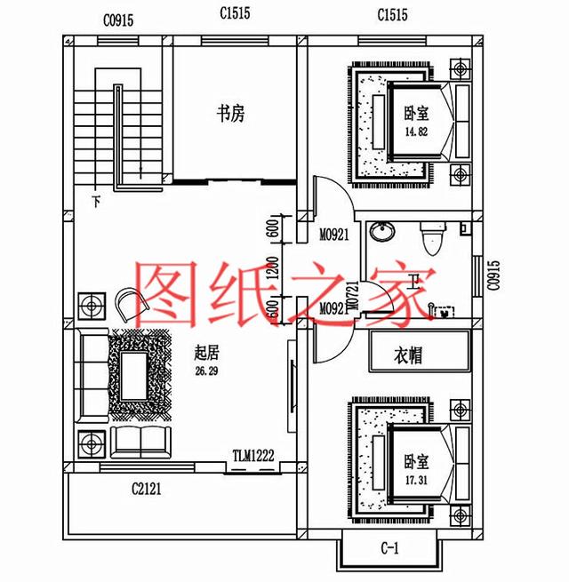 現代二層別墅設計圖，經濟實惠造價低廉，您還在等什么？