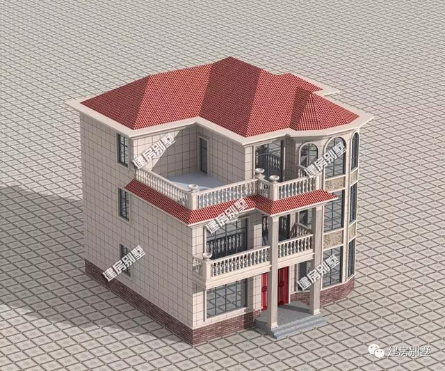 12×12米別墅設計圖，鄉下有別墅，養老度假好去處。