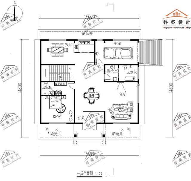 歐式風格別墅設計圖 ，造價低廉，經濟實用型別墅。