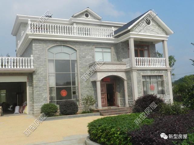 3套帶車庫露臺的別墅設計圖，實拍圖太美第2套30W就能建