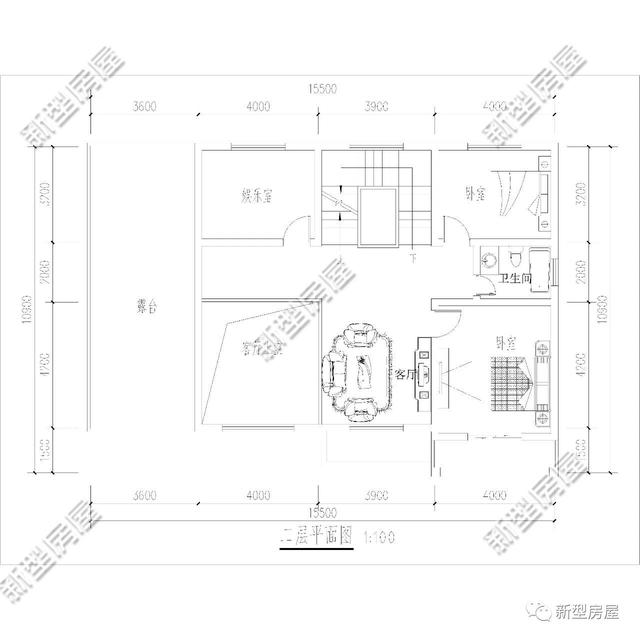 3套帶車庫露臺的別墅設計圖，實拍圖太美第2套30W就能建