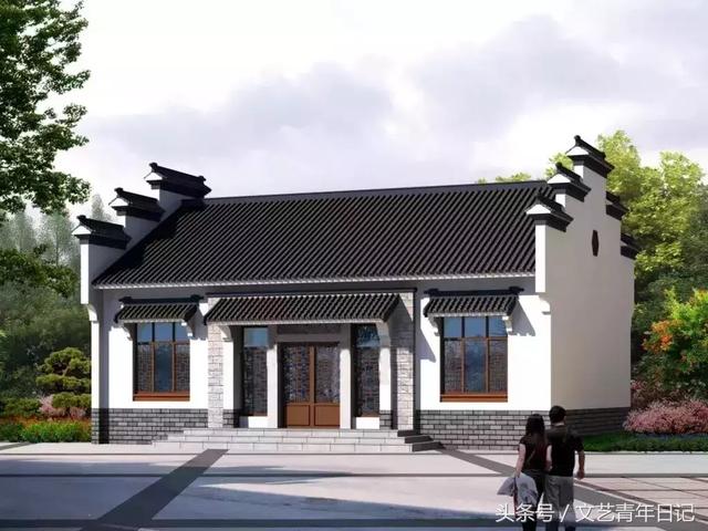 幾款徽派風格輕鋼別墅設計圖，值得參考！