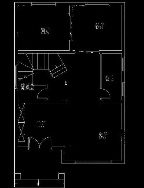 小戶型別墅設計圖，挑空客廳設計，五室三廳非常實用