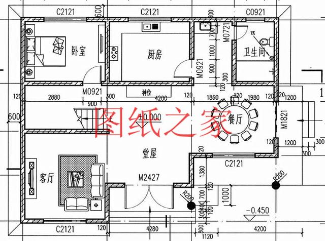 130平的二層別墅設(shè)計圖，外觀精美布局實用，造價只要30W。