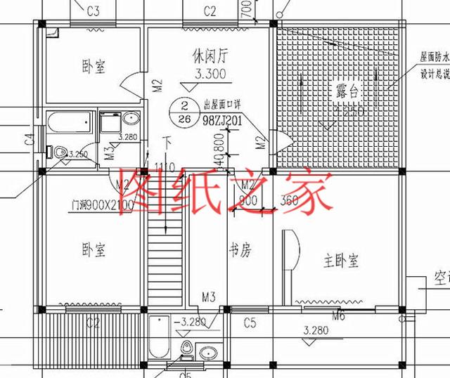 130平的二層別墅設(shè)計圖，外觀精美布局實用，造價只要30W。