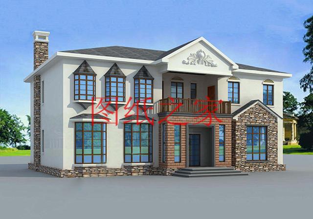 寬敞明亮的二層別墅設計圖，簡約大方、與眾不同！