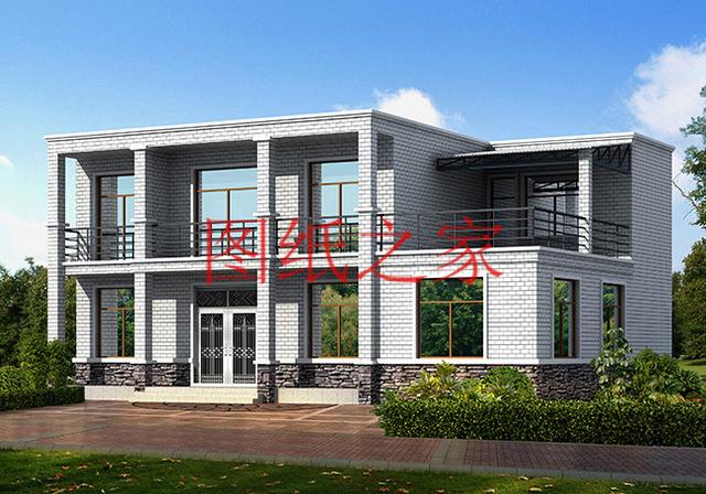 寬敞明亮的二層別墅設計圖，簡約大方、與眾不同！