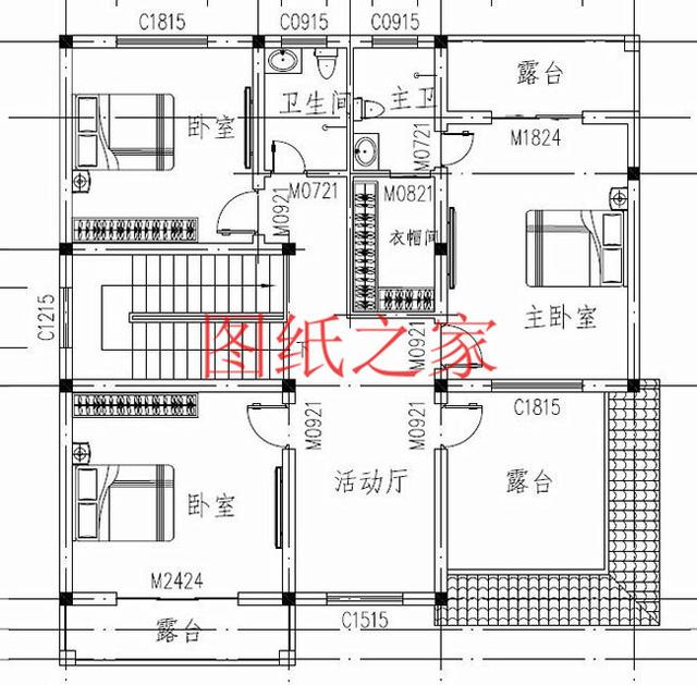 實用型三層別墅設計圖，130平造價只要三十萬，值得建造。