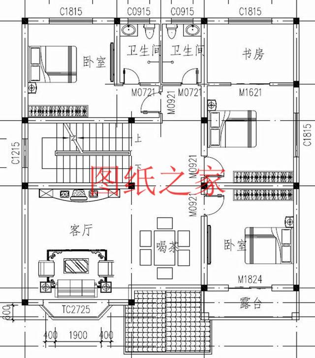 實用型三層別墅設計圖，130平造價只要三十萬，值得建造。