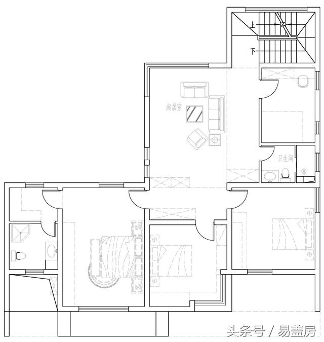 浙江現代別墅設計圖，帶大露臺和超多臥室，羨煞旁人。