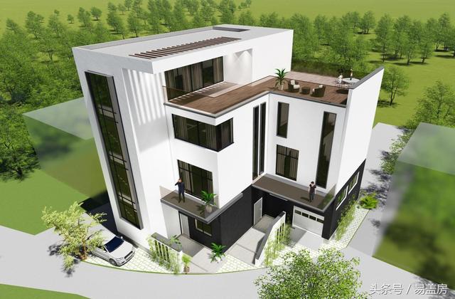 浙江現代別墅設計圖，帶大露臺和超多臥室，羨煞旁人。