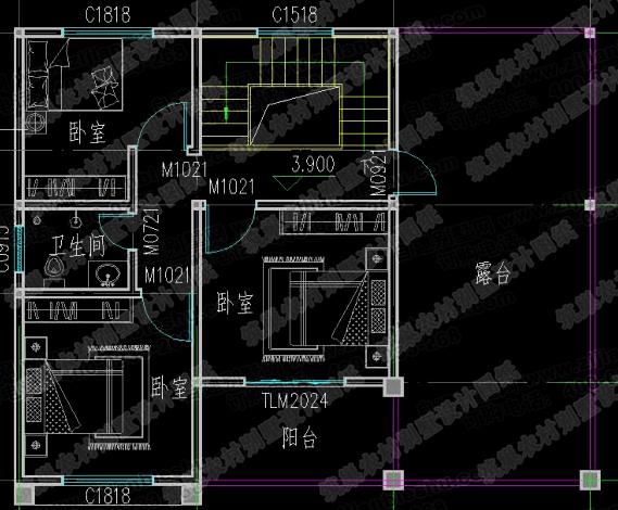 5款二三層別墅設計圖，占地小，造價20萬左右。