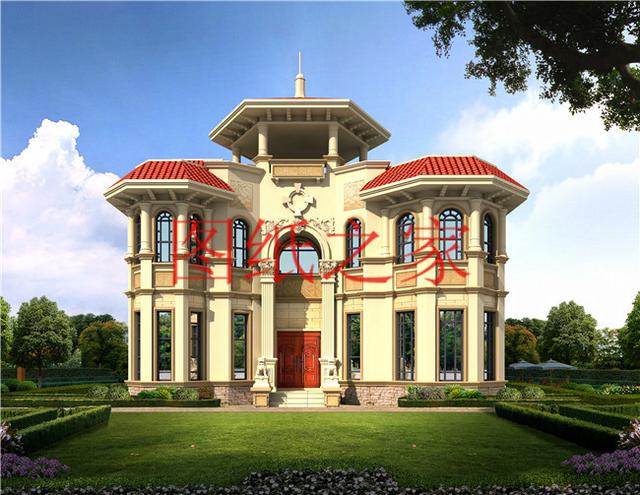 大戶型二層別墅設計圖，經濟實惠、簡單大氣，適合大家族居住。