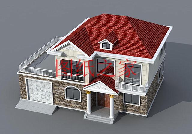 大戶型二層別墅設計圖，經濟實惠、簡單大氣，適合大家族居住。