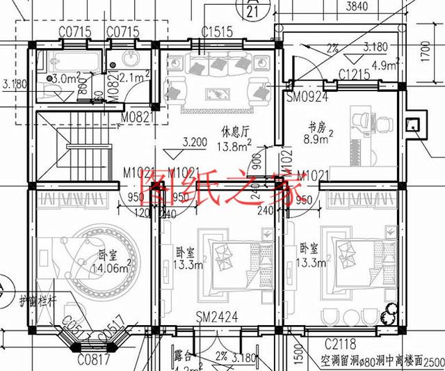 小戶型二層別墅設計圖，只有您想不到沒有我們做不到！