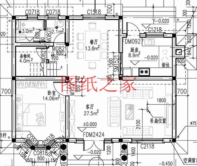 小戶型二層別墅設計圖，只有您想不到沒有我們做不到！
