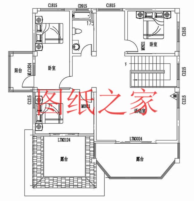 適合農村建房的三層別墅設計圖，占地140平造價35萬左右。