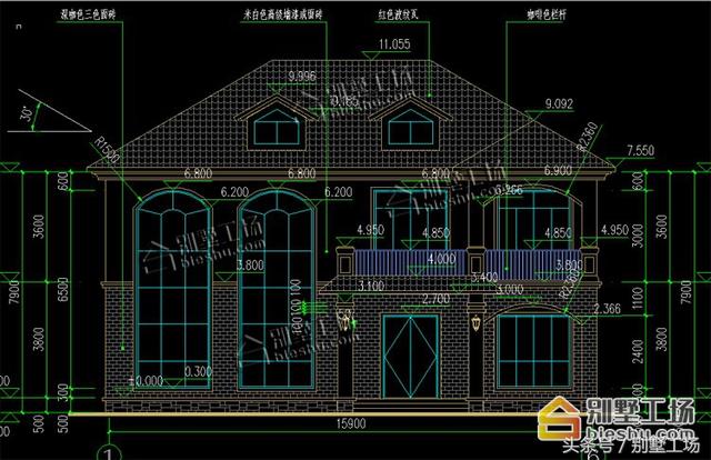 二層簡歐農村自建房，復式客廳大落地窗，您值得擁有。