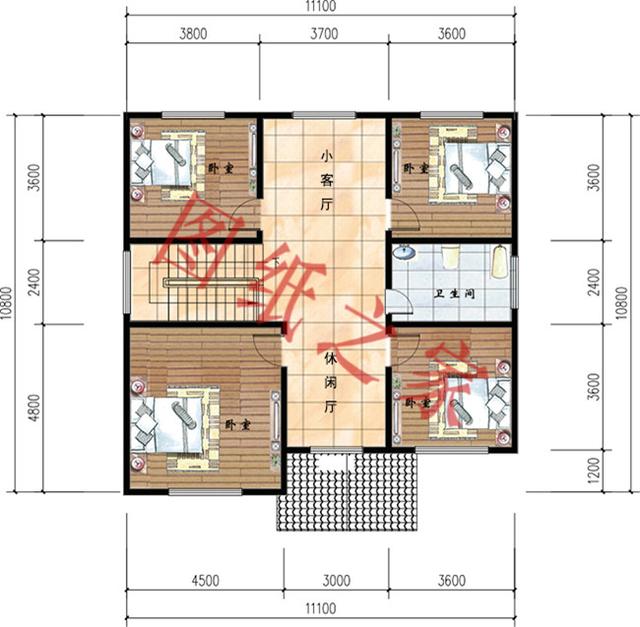 6套二層別墅設計圖，有錢了就回家修別墅，想要多大就修多大！