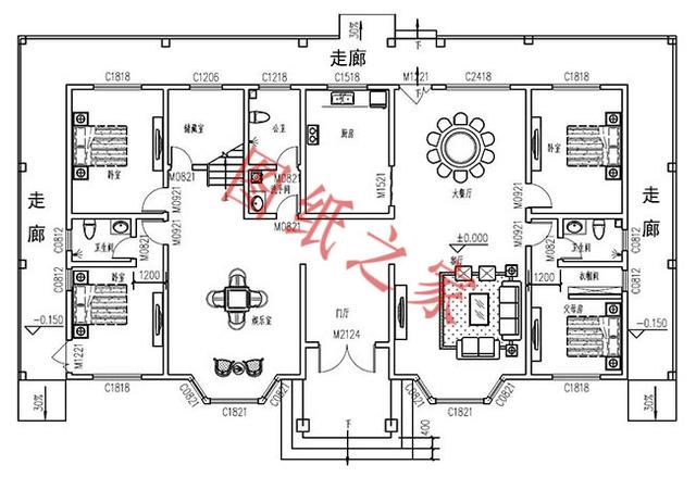 6套二層別墅設計圖，有錢了就回家修別墅，想要多大就修多大！