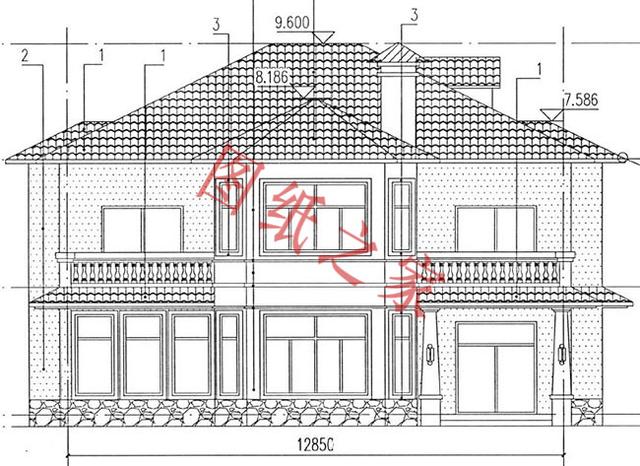 6套二層別墅設計圖，有錢了就回家修別墅，想要多大就修多大！