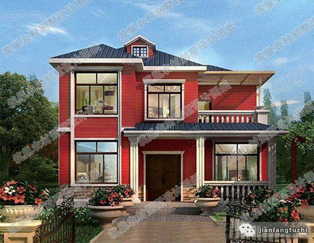 7套進深10米左右二三層農村自建房，高端大氣上檔次。