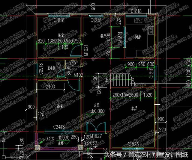7套進深10米左右二三層農村自建房，高端大氣上檔次。