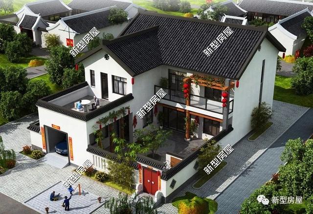 7套中式別墅設計圖，還你中國風。