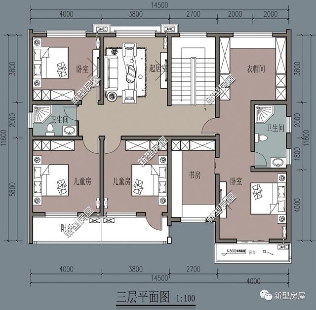 7套中式別墅設計圖，還你中國風。