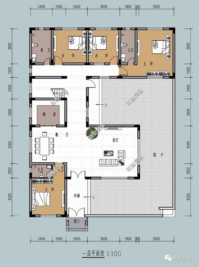 7套中式別墅設計圖，還你中國風。