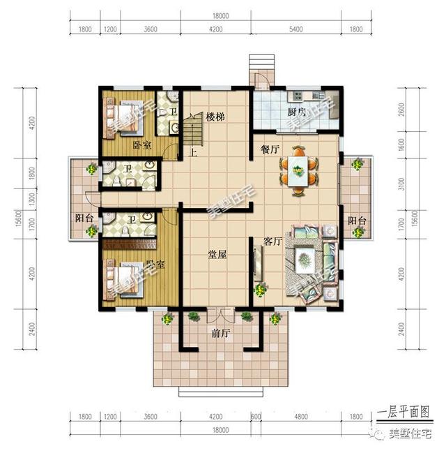 6套帶堂屋別墅設計圖，專為您的生活習慣而設計，歡迎帶走。