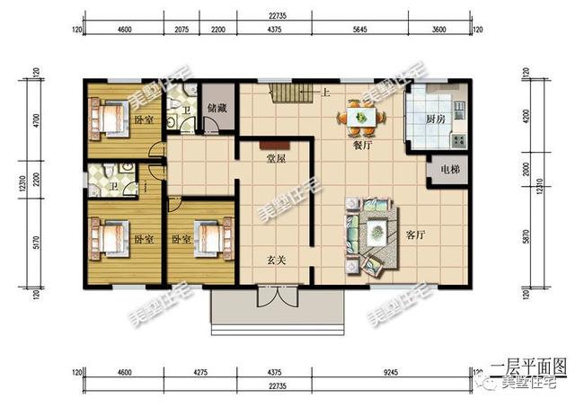 6套帶堂屋別墅設計圖，專為您的生活習慣而設計，歡迎帶走。