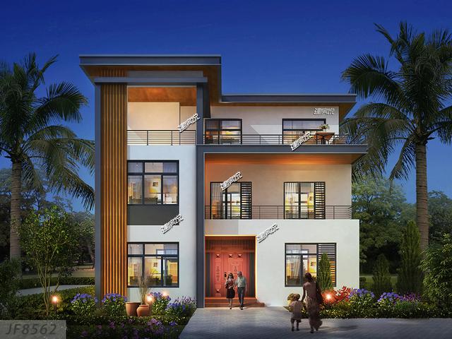 小占地別墅設計圖，宅基地雖小，101平別墅這樣建不吃虧。