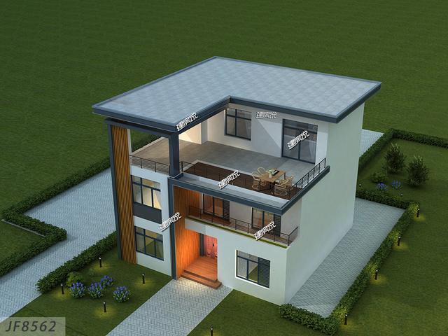 小占地別墅設計圖，宅基地雖小，101平別墅這樣建不吃虧。