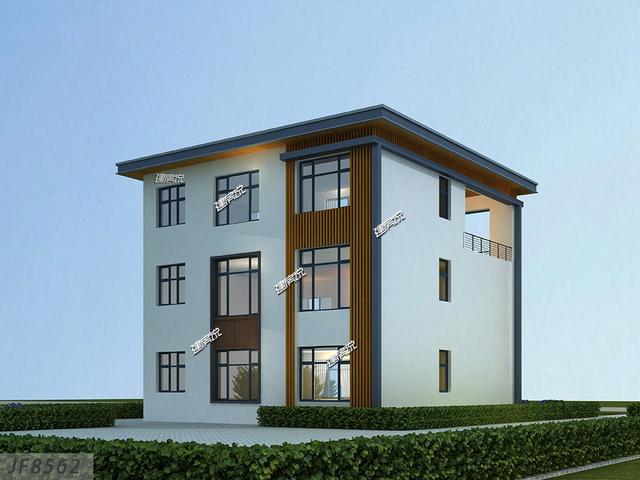 小占地別墅設計圖，宅基地雖小，101平別墅這樣建不吃虧。