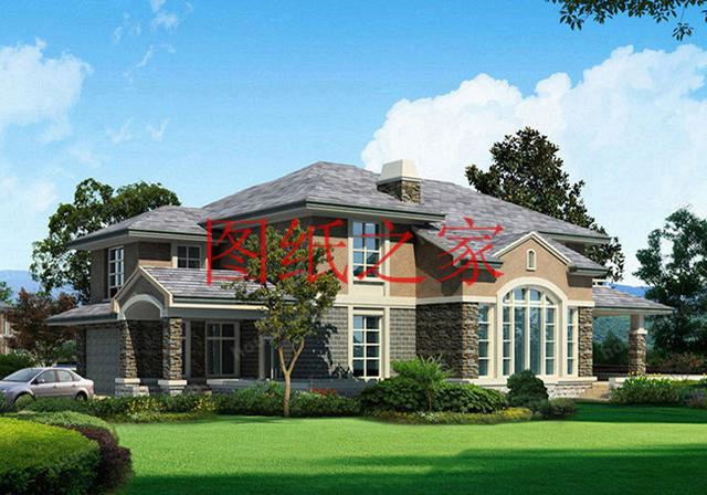 分享3套二層別墅設計圖，240平超大戶型，寬敞大氣。