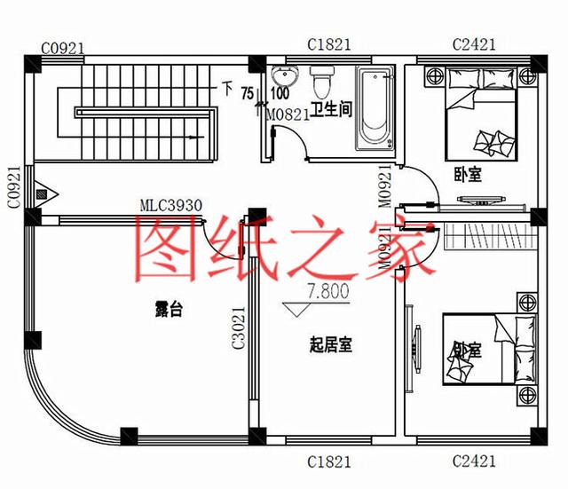 100平米的三層別墅設計圖，小戶型適應性強，不受宅基地影響！