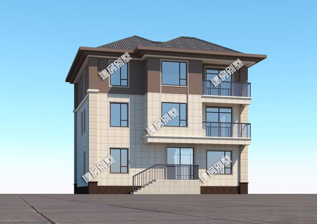 新型別墅設(shè)計圖，建造給父母共享天倫之樂。