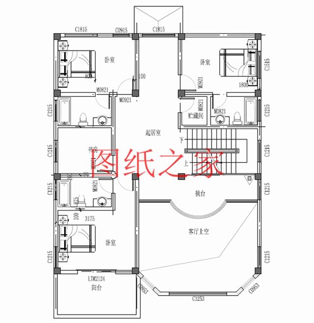 大戶型三層別墅設計圖，精美實用，絕對能讓你滿意！