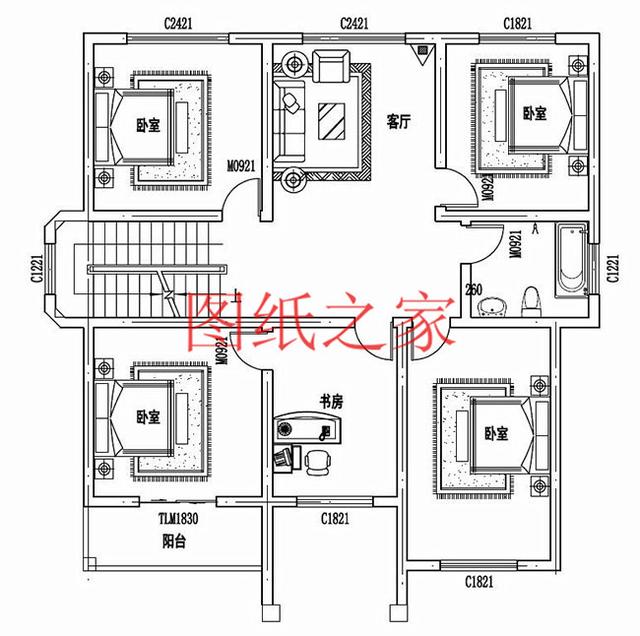 大戶型三層別墅設計圖，精美實用，絕對能讓你滿意！