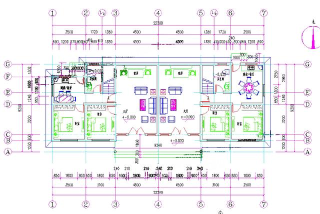 200平米三層雙拼自建房，適合兩兄弟建造，一家人其樂融融。