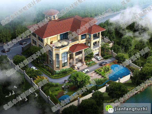 3款帶旋轉樓梯復式別墅設計圖，豪華與實用共存，您值得建造。