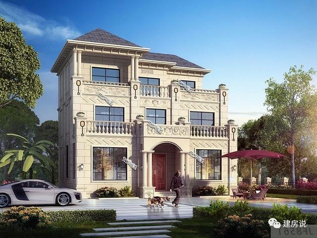 漂亮三層別墅設(shè)計(jì)圖，外觀精美讓人不愛(ài)都難。