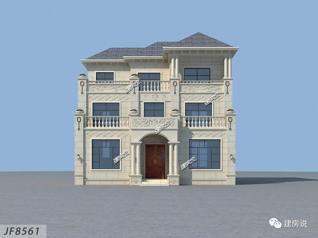 漂亮三層別墅設(shè)計(jì)圖，外觀精美讓人不愛(ài)都難。