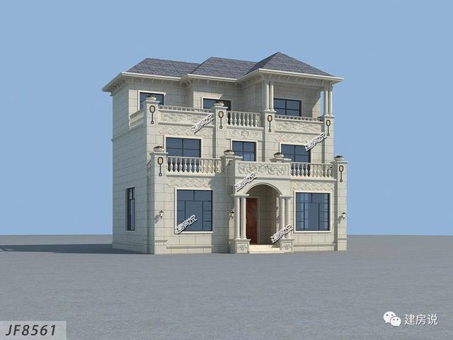 漂亮三層別墅設(shè)計(jì)圖，外觀精美讓人不愛(ài)都難。