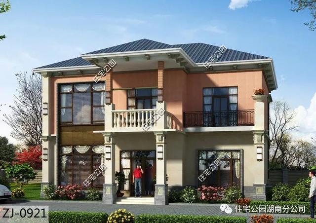 歐式別墅設計圖，4室3廳還要帶堂屋。