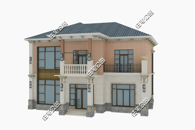 歐式別墅設計圖，4室3廳還要帶堂屋。